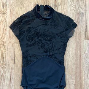 Nikolay "Odile" high neck leotard